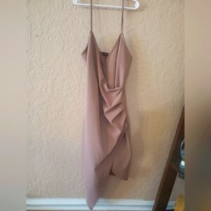 Mind Code Asymmetrical Light Mauve dress size Medium